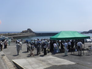 久慈市にて